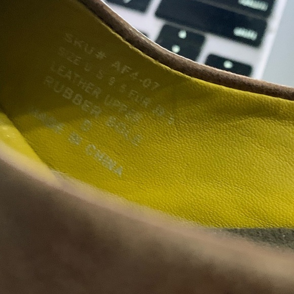 Tsubo Acrea Size 10  Brown Leather Slingback Mary Jane Pumps Comfort - 9.5 39.5 - Picture 12 of 13